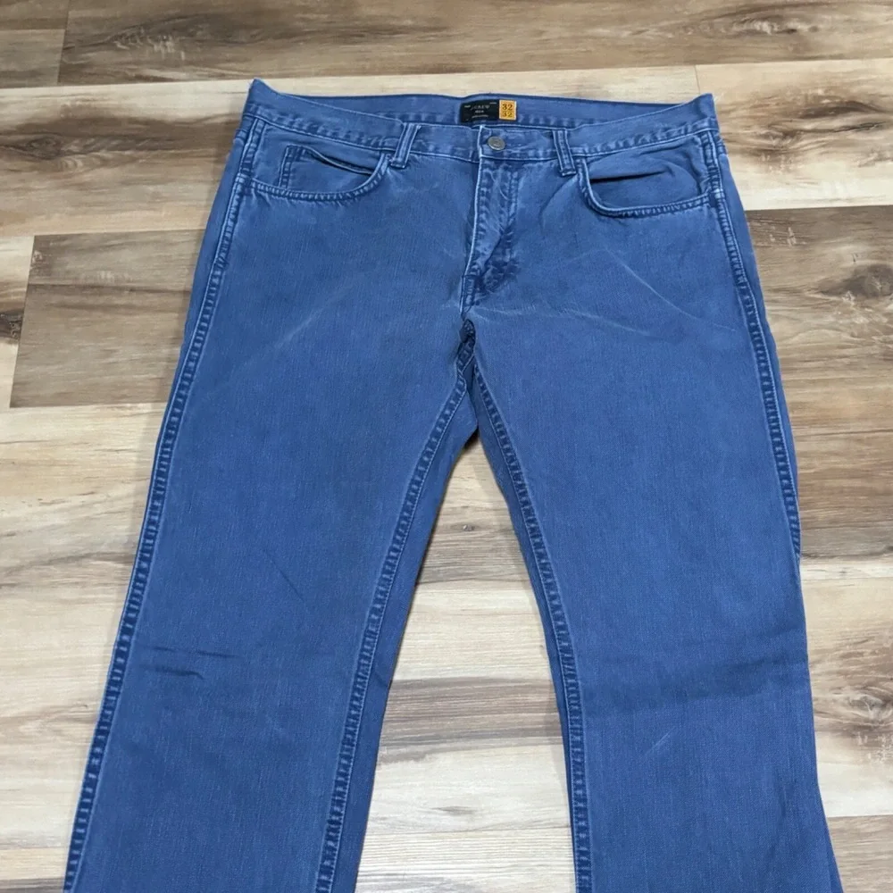 J.Crew Jeans 32x32 484 Slim Fit Garment Dyed Cotton Blue Pants